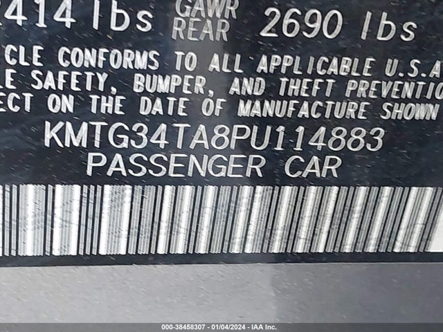 Genesis G70 2.0t Rwd 2023 KMTG34TA8PU114883 Image 9