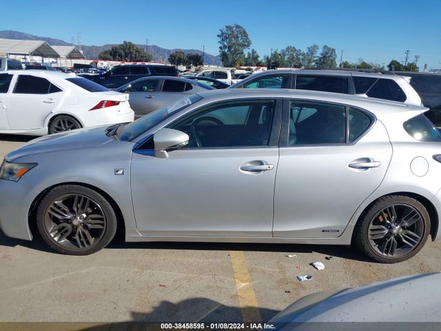 2012 LEXUS CT 200H PREMIUM VIN: JTHKD5BH3C2068801