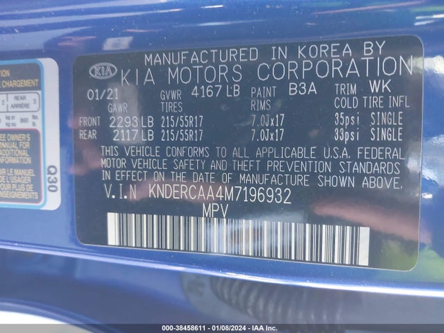 KIA nu mpi 2021 KNDERCAA4M7196932 Image 26