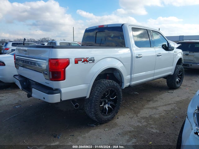 2018 FORD F-150 PLATINUM VIN: 1FTEW1EG8JFA71445
