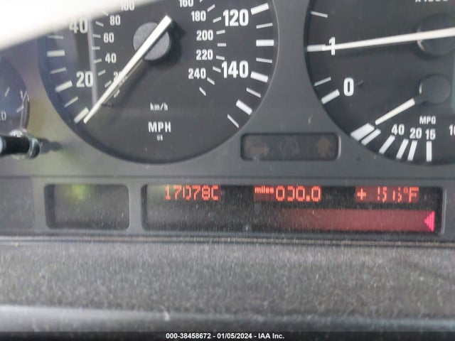 2001 BMW 5 SERIES 540IA VIN: WBADN63401GM71866