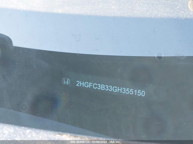 2HGFC3B33GH355150 Honda Civic Ex-t