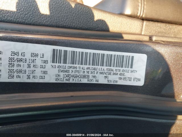 1C4RDHAG6HC638639 Dodge Durango Sxt Rwd