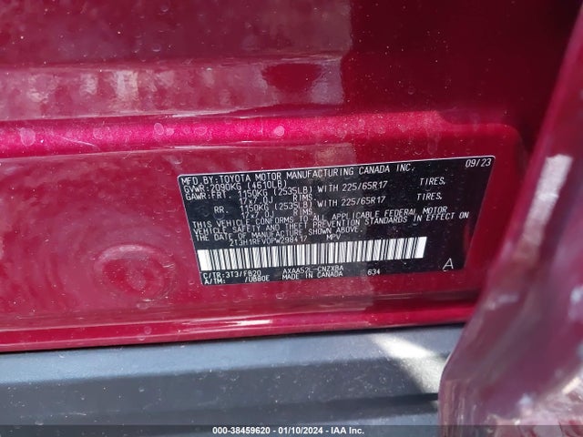 Toyota RAV4 LE 2023 2T3H1RFV0PW298417 Image 9