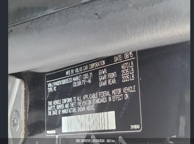 2016 VOLVO S60 INSCRIPTION LYV402FK1GB095333 Photo 8