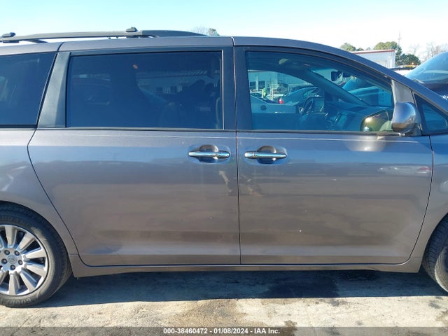 2012 TOYOTA SIENNA LIMITED V6 7 PASSENGER VIN: 5TDYK3DCXCS197182