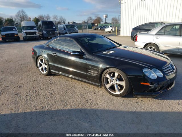2005 MERCEDES-BENZ SL 55 AMG WDBSK74F95F086633