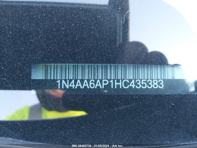 2017 NISSAN MAXIMA 3.5 PLATINUM VIN: 1N4AA6AP1HC435383