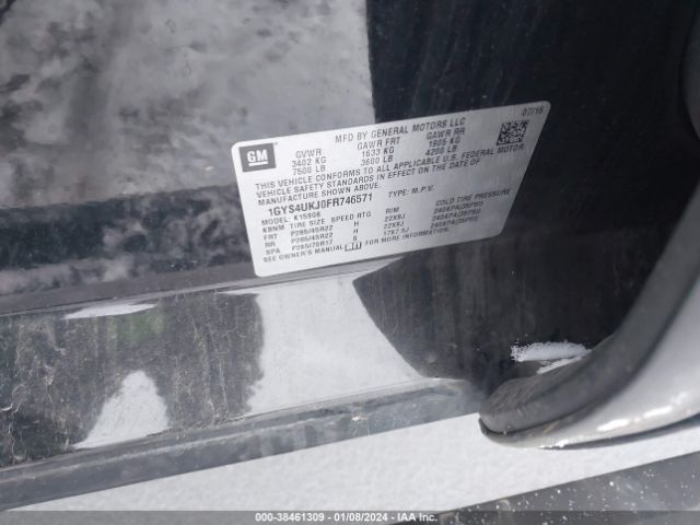 1GYS4UKJ0FR746571 Cadillac Escalade Esv Platinum