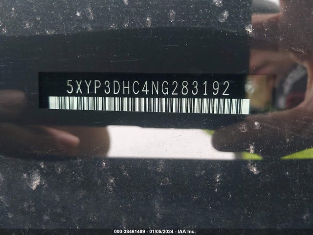 2022 KIA TELLURIDE EX VIN: 5XYP3DHC4NG283192