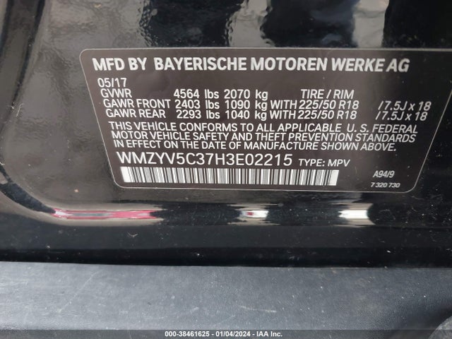 2017 MINI COUNTRYMAN WMZYV5C37H3E02215 Photo 8