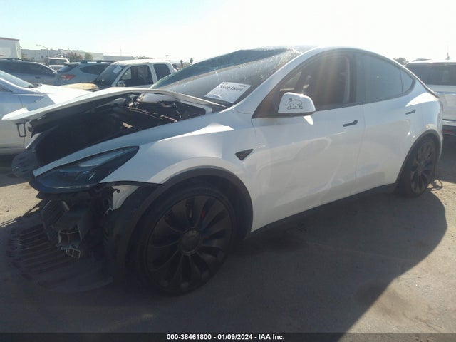 2022 TESLA MODEL Y PERFORMANCE DUAL MOTOR ALL-WHEEL DRIVE VIN: 7SAYGDEF0NF347911