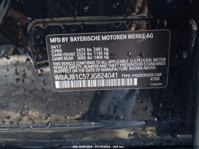 WBAJB1C57JG624041 BMW 530e Xdrive Iperformance