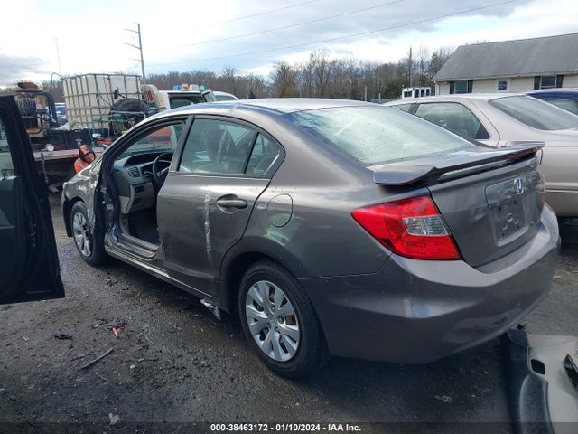 2012 HONDA CIVIC LX VIN: 19XFB2F56CE388639