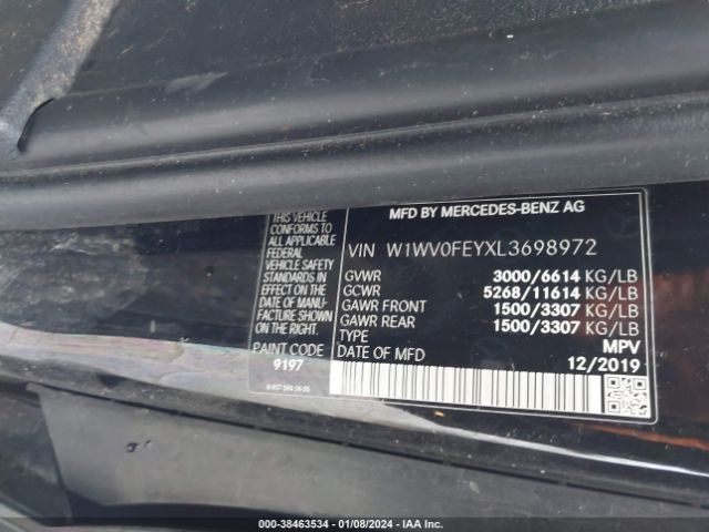 W1WV0FEYXL3698972 Mercedes-Benz Metris