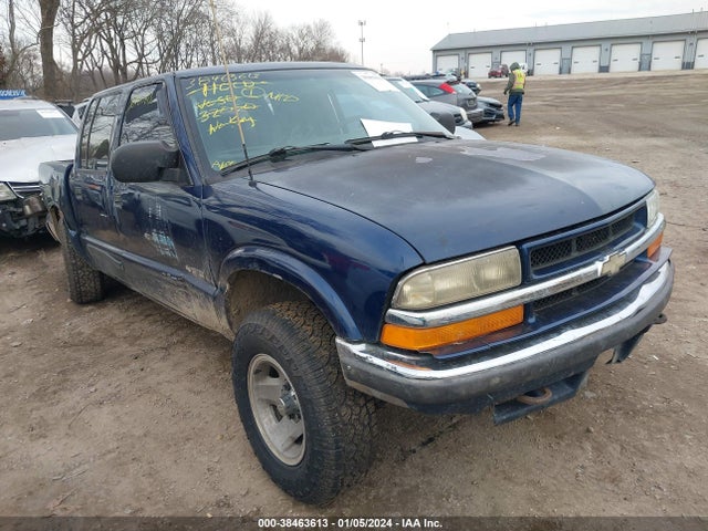 2001 CHEVROLET S-10 LS VIN: 1GCDT13W31K257559