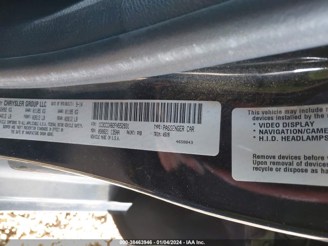 Chrysler 200 Limited 2015 1C3CCCAB2FN552931 Image 9