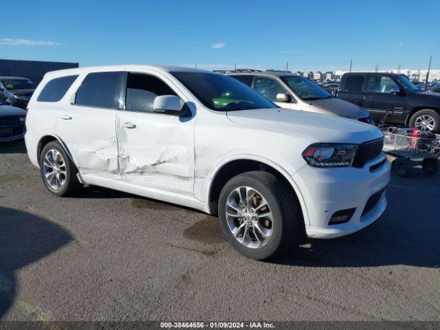 38464656 :رقم المزاد ، 1C4RDJDG3LC286177 vin ، 2020 Dodge Durango Gt Plus Awd مزاد بيع