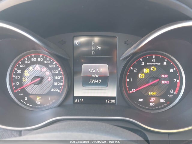 2016 MERCEDES-BENZ AMG C 63 S VIN: 55SWF8HB1GU117688