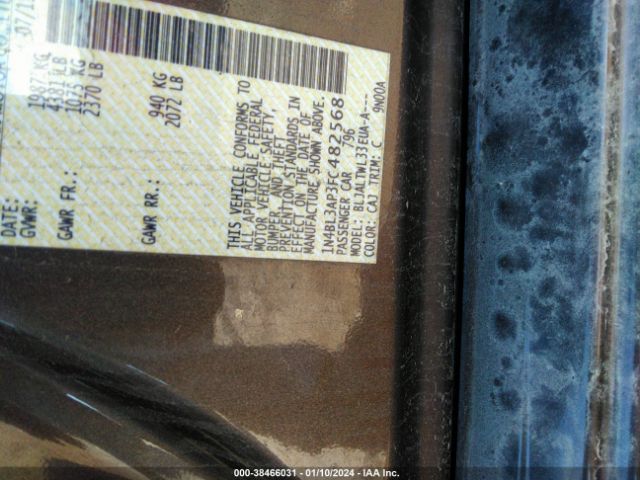 1N4BL3AP3FC482568 Nissan Altima