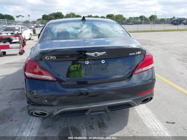 KMTG34LE6MU070865 Genesis G70 3.3t Awd