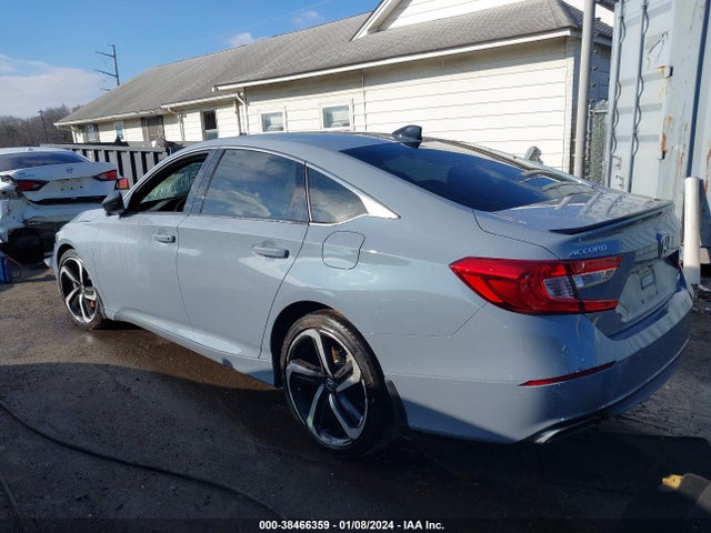 2022 HONDA ACCORD SPORT VIN: 1HGCV1F38NA108312