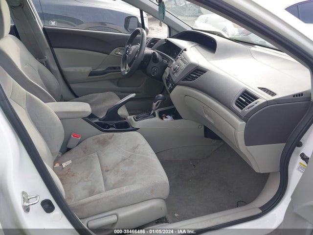 2012 HONDA CIVIC LX VIN: 19XFB2F57CE345847