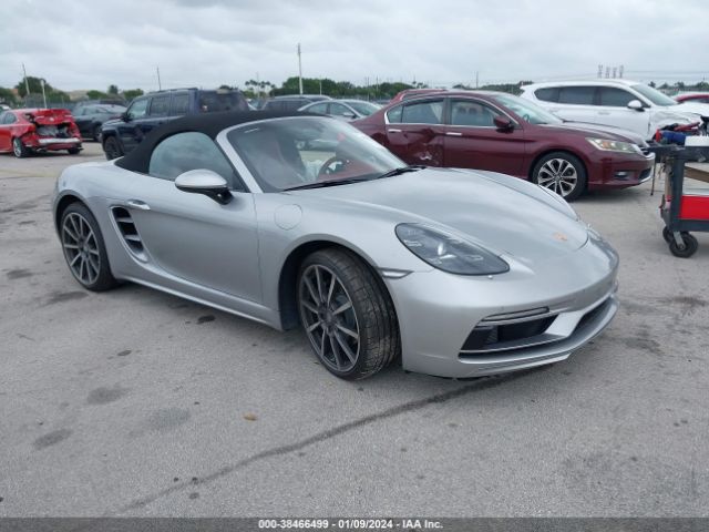 Aukcja sprzedaży 2022 Porsche 718 Boxster T, vin: WP0CA2A8XNS205623, numer aukcji: 38466499