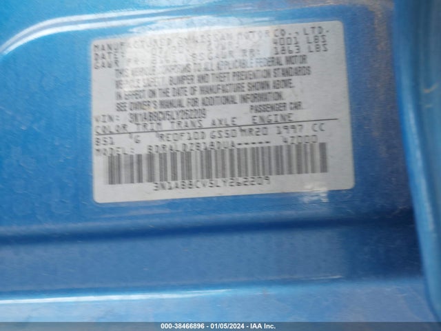 Nissan Sentra 2020 3N1AB8CV5LY262209 Image 22