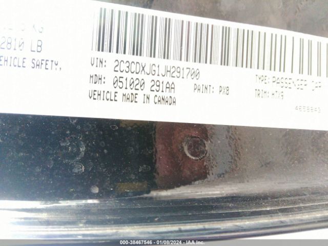 2C3CDXJG1JH291700 Dodge Charger Gt Awd