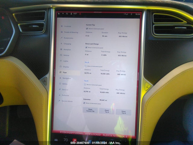 Tesla Model S 70d/85d/p85d 2015 5YJSA1H25FF096445 Image 7