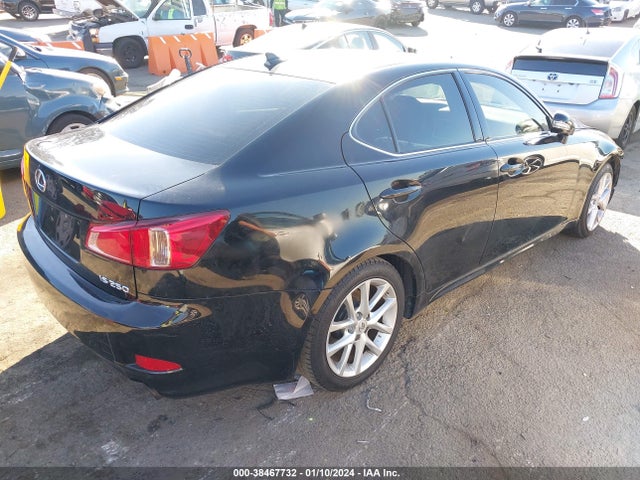 2012 LEXUS IS 250 VIN: JTHBF5C20C5174190