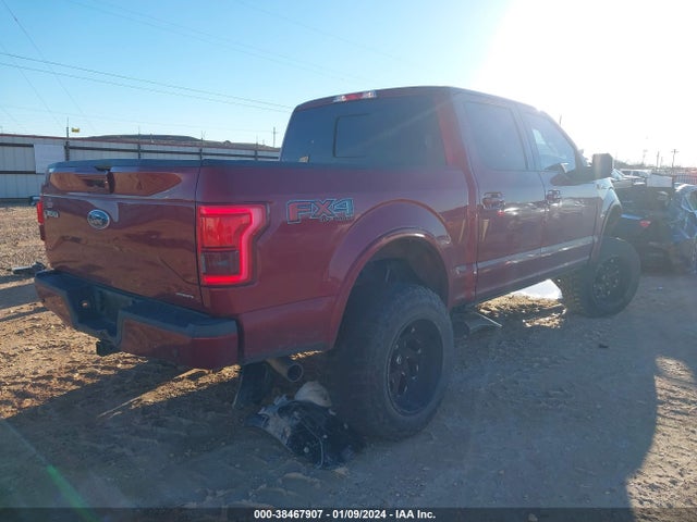2015 FORD F-150 LARIAT VIN: 1FTEW1EF7FKD34255