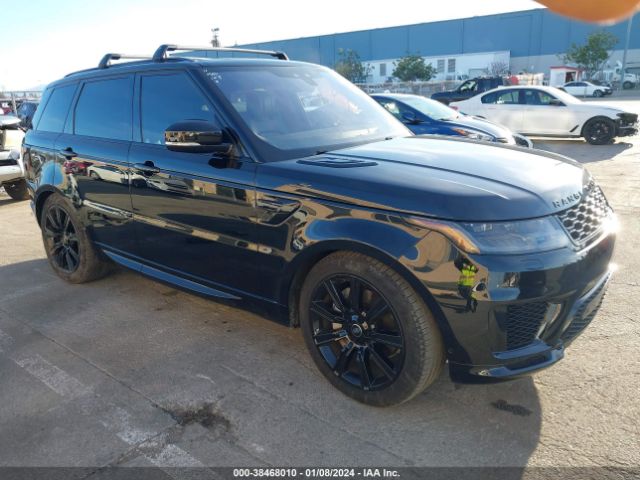 Продаж на аукціоні авто 2020 Land Rover Range Rover Sport Hse Mhev, vin: SALWR2SU1LA877485, номер лоту: 38468010