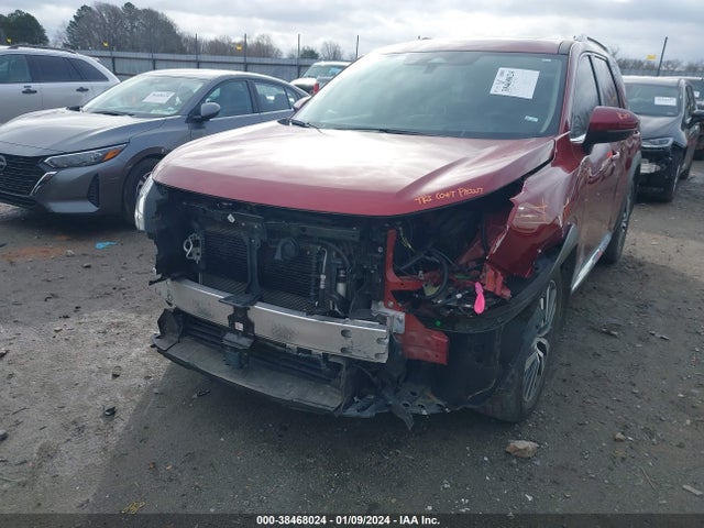 2022 Nissan Pathfinder Platinum 4wd მანქანა იყიდება აუქციონზე, vin: 5N1DR3DJ7NC263471, აუქციონის ნომერი: 38468024
