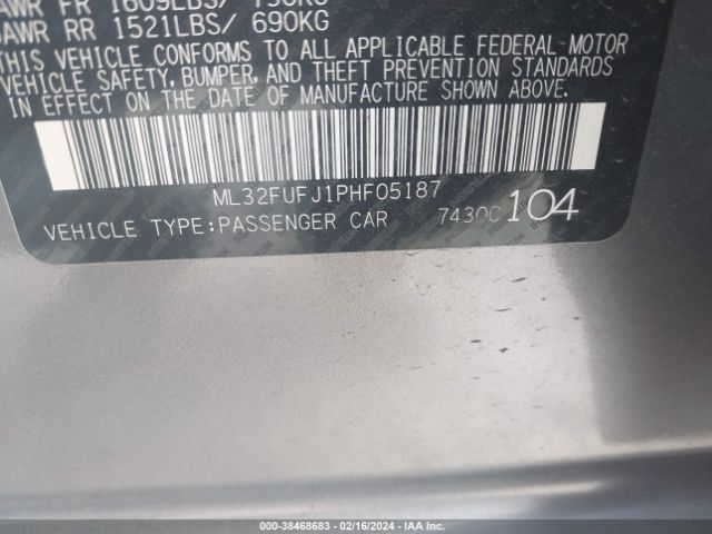 ML32FUFJ1PHF05187 Mitsubishi Mirage G4 Black Edition