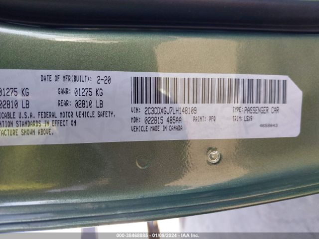 2C3CDXGJ7LH148109 Dodge Charger Scat Pack Rwd