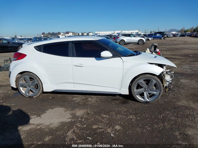 2014 HYUNDAI VELOSTER TURBO W/BLUE VIN: KMHTC6AE6EU183885