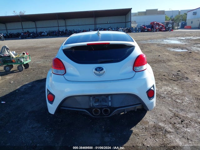 2014 HYUNDAI VELOSTER TURBO W/BLUE VIN: KMHTC6AE6EU183885