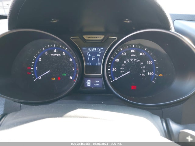 2014 HYUNDAI VELOSTER TURBO W/BLUE VIN: KMHTC6AE6EU183885