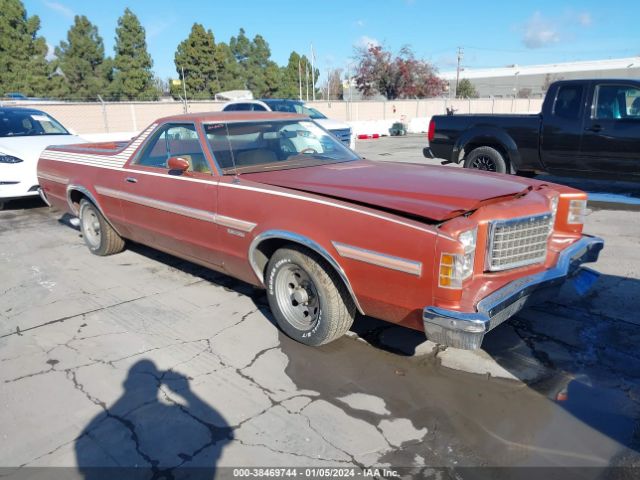 1979 FORD RANCHERO 9H47H165878      