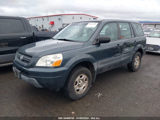 2005 HONDA PILOT LX VIN: 2HKYF18105H573608