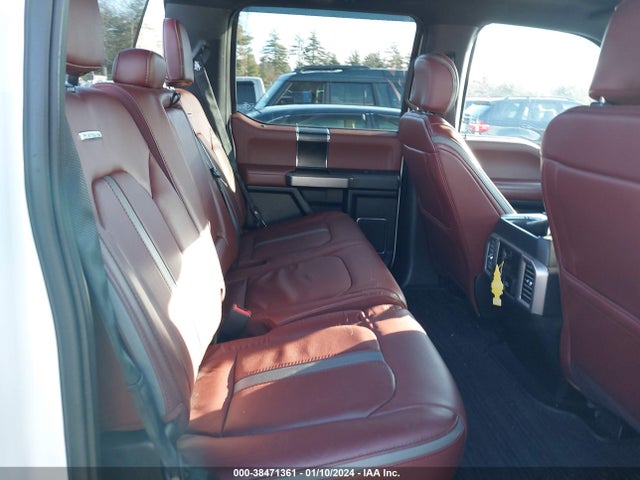 2018 FORD F-150 PLATINUM VIN: 1FTEW1EG1JFD04341