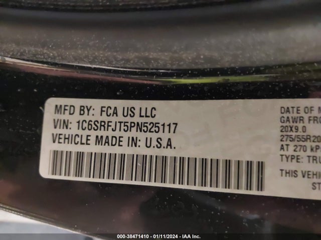 RAM 1500 Laramie  4x4 5'7 Box 2023 1C6SRFJT5PN525117 Image 9