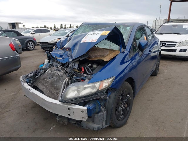 2014 HONDA CIVIC LX VIN: 19XFB2F55EE025753