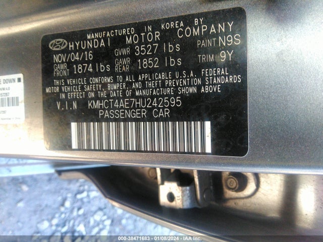 Hyundai ACCENT SE 2017 KMHCT4AE7HU242595 Image 9