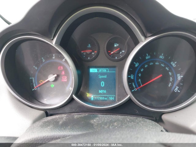 2013 CHEVROLET CRUZE LS MANUAL VIN: 1G1PB5SH0D7238736