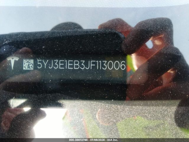 5YJ3E1EB3JF113006 Tesla Model 3 Long Range/performance