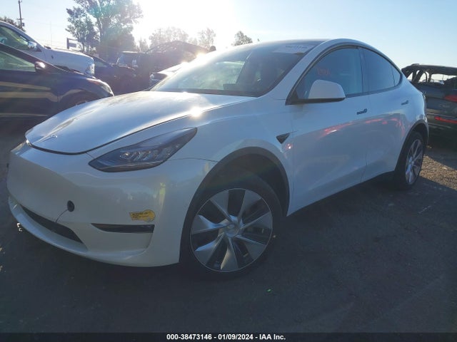 2021 TESLA MODEL Y STANDARD RANGE REAR-WHEEL DRIVE VIN: 5YJYGDED9MF173489