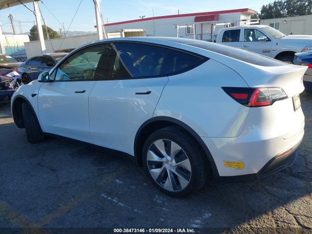 2021 TESLA MODEL Y STANDARD RANGE REAR-WHEEL DRIVE VIN: 5YJYGDED9MF173489